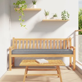 vidaXL Cushion de Palete para Banco Cinzento 180x40x8 cm em tecido Oxford