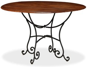 Mesa jantar acácia maciça c/ acabamento a mel 120x76 cm