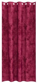 Cortinas de Veludo 2 pcs com Ilhós Vermelho Vinho 245x140 cm