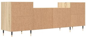 Móvel de TV 160x35x55 cm derivados de madeira carvalho sonoma