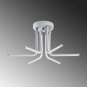 Candeeiro de Teto Leddaisy – Cinza – 55 x 25 x 55 cm