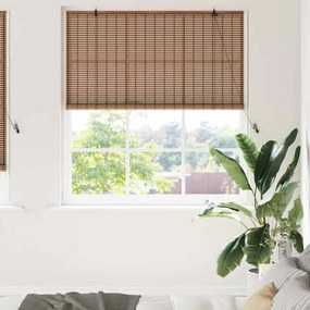 vidaXL Persianas e Sombras de Janela Castanho 140 x 220 cm Bambu