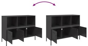 Aparador 100,5x39x79 cm aço preto