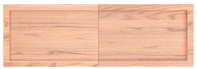 Tampo de mesa 120x40x(2-4) cm carvalho tratado castanho-claro