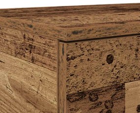 Camas com Gavetas vidaXL Cinza Sonoma 140x36,5x16,5 cm Madeira de Enge