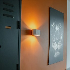 Candeeiro de parede moderno branco plano - Gipsy Arles