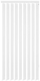 Persianas verticais 150x250 cm tecido branco