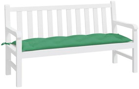 Almofadão p/ banco de jardim 150x50x7cm tecido oxford verde