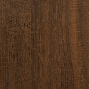 Mesa apoio 33x33x34,5cm derivados de madeira carvalho castanho
