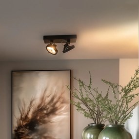 Projetores de design preto ajustáveis 2 luzes - Go