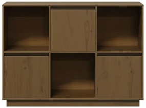 Aparadore 110,5x35x80 cm pinho maciço castanho mel