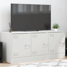 Móvel de TV 99x39x44 cm aço branco