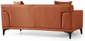 Sofá de 2 Lugares Petra – Laranja – 165x87x86 cm