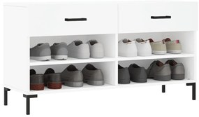 Banco sapateira 102x35x55 cm derivados de madeira branco