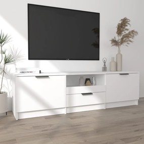 Móvel de TV Flix de 140cm - Branco - Design Moderno