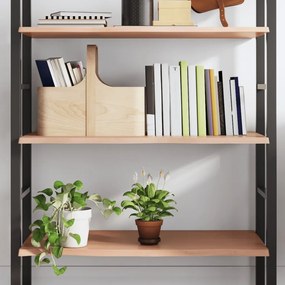 vidaXL Prateleira de parede 100x50x2cm carvalho tratado castanho-claro