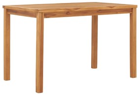 5 pcs conjunto de jantar para jardim madeira de teca maciça