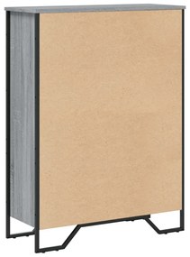 Estante 80x31x106 cm derivados de madeira cinzento sonoma