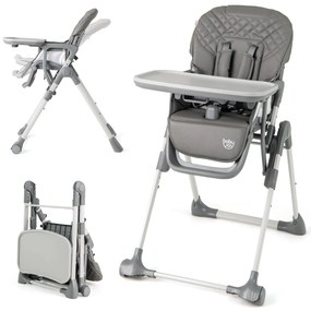 Cadeira alta para bebê 6 em 1, cadeira de alimentação conversível para bebês, assento elevatório para sala de jantar, mesa e conjunto de cadeira preta