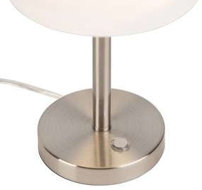 Candeeiro de mesa design em aço regulável com LED - Regno Moderno