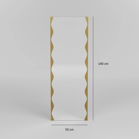 Espelho Melodia – Dourado – 50 cm x 140 cm