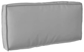 vidaXL Almofada de Palete para Encosto Cinza 80x40x12 cm em Tecido Oxford