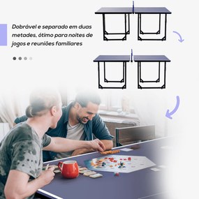 Mesa de Ping Pong Dobrável Mesa de Ping Pong Profissional com Rede e E