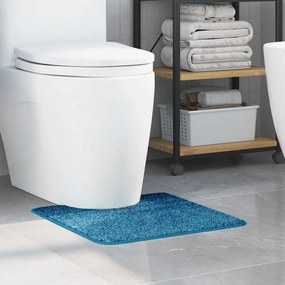 Tapete de Banho U-Shaped Azul 50x50 cm Polipropileno Antiderrapante