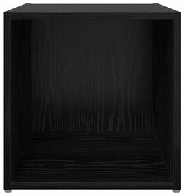 Gabinete para TV 2 pcs Preto 37 x 35 x 37 cm Madeira processada