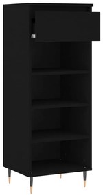 Sapateira 40x36x105 cm derivados de madeira preto