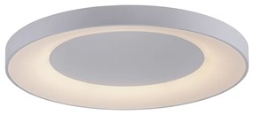 Candeeiro de teto branco com LED e comando remoto - Meidan Moderno