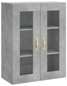 Armário alto 69,5x34x180 cm derivados de madeira cinza cimento