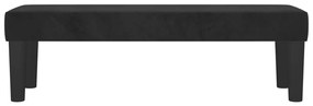 Banco 100x30x30 cm veludo preto