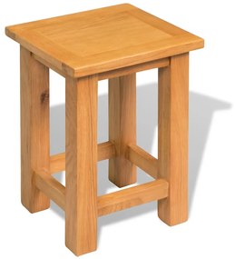 244207 vidaXL Mesa de apoio 27x24x37 cm madeira de carvalho maciça