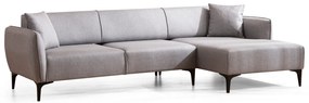 Sofá de Canto Belissimo – Cinzento – 270 x 140 cm