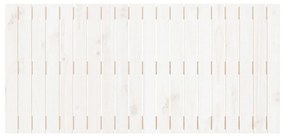 Cabeceira de parede 127,5x3x60 cm pinho maciço branco