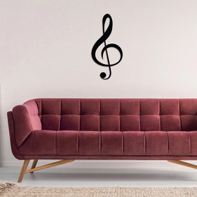 Acessório de Parede Decorativo Metal-475 – Preto – 28 x 59 cm