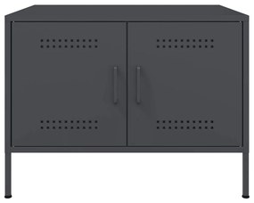 Mesa de centro 68x50x50,5 cm aço antracite