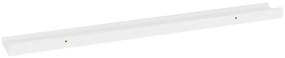 Prateleiras de parede 4 pcs 80x9x3 cm branco