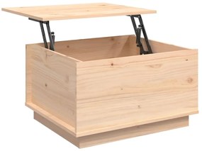 Mesa de centro 60x50x35 cm pinho maciço