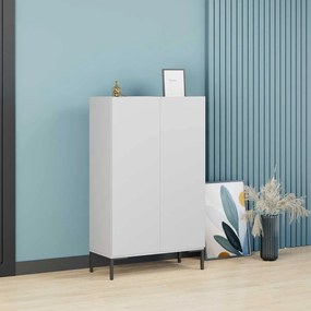 Aparador "Alba" - Branco - 72x119x34cm - Design Moderno