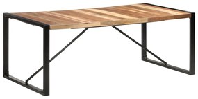 Mesa de jantar 200x100x75 cm madeira maciça