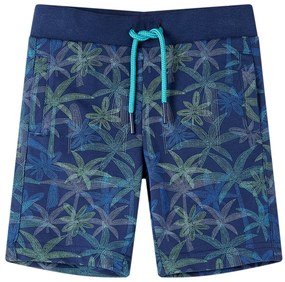 Calções de criança com cordão azul-escuro 104