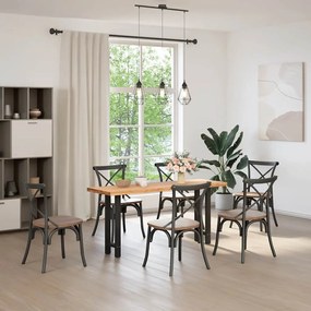 Pés de mesa de console pretos 2 peças 28x(72-73) cm aço