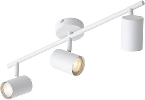 Foco de Teto Moderno Branco Ajustável 3 Luzes - Jeana