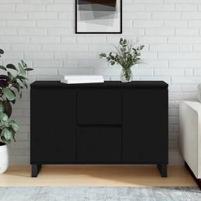 vidaXL Aparador 104x35x70 cm derivados de madeira preto
