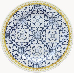 Pratos de pequeno-almoço em porcelana Selinunte, conjunto de 12