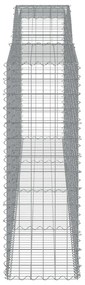 Cestos gabião arqueados 25 pcs 400x50x140/160 ferro galvanizado