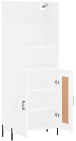 Armário alto 69,5x34x180 cm derivados de madeira branco