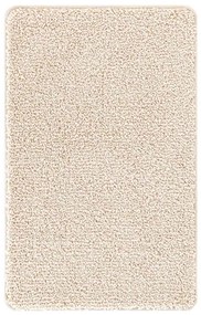 Tapete de Banho Retangular Creme 50x80 cm Polipropileno Antiderrapante